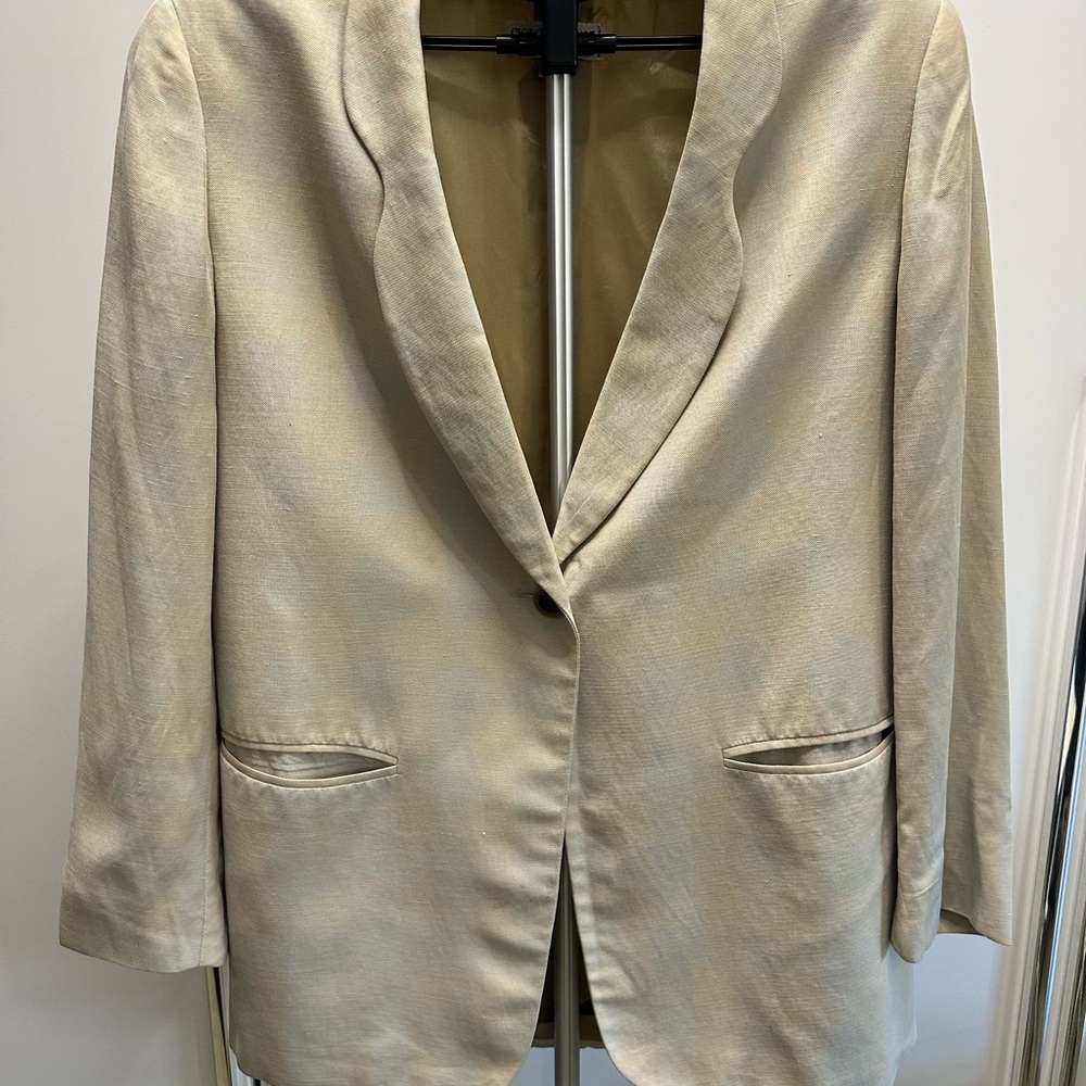 Giorgio Armani Light Tan Blazer